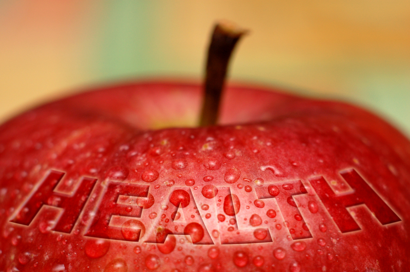 Rødt eple symbol på helse
