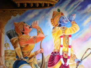 Arjuna og Krishna
